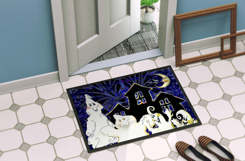 The Gang's All Here Ghosts Halloween Indoor or Outdoor Mat 24x36 PJC1072JMAT