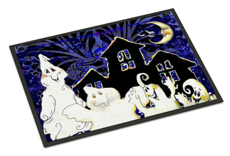 The Gang's All Here Ghosts Halloween Indoor or Outdoor Mat 18x27 PJC1072MAT