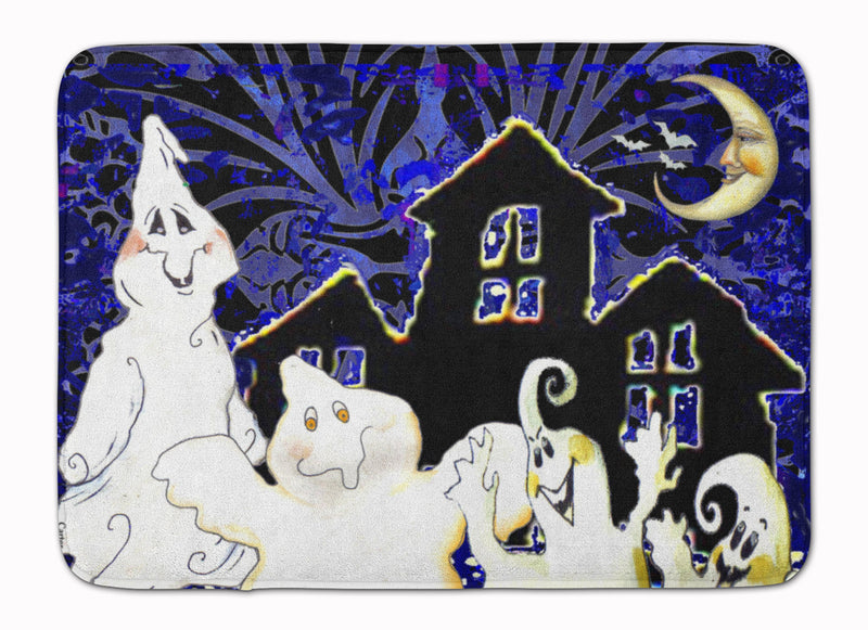 The Gang's All Here Ghosts Halloween Machine Washable Memory Foam Mat PJC1072RUG