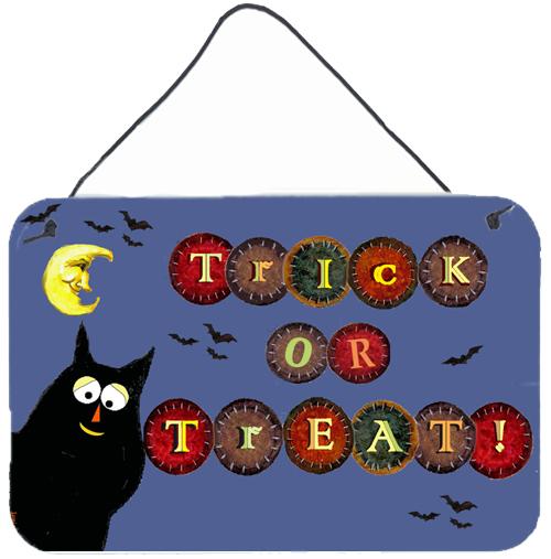 Trick or Treat Kitty Halloween Wall or Door Hanging Prints