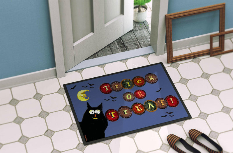 Trick or Treat Kitty Halloween Indoor or Outdoor Mat 24x36 PJC1073JMAT