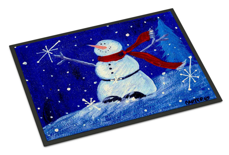 Happy Holidays Snowman Indoor or Outdoor Mat 24x36 PJC1085JMAT