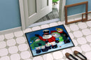 The Light Brigade Snowman Doormat Indoor Outdoor 24H X 36W Front Door Mat Rugs for Entryway, Non Slip Washable Low Pile,