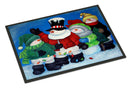 The Light Brigade Snowman Doormat Indoor Outdoor 24H X 36W Front Door Mat Rugs for Entryway, Non Slip Washable Low Pile,