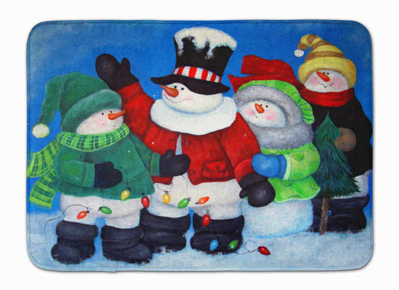 The Light Brigade Snowman Machine Washable Memory Foam Mat PJC1087RUG