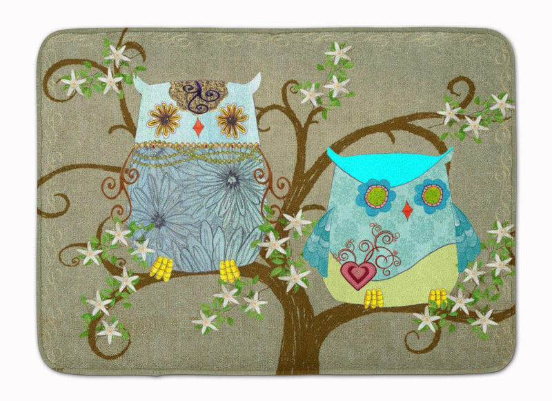 The Friendly Ladies Owl Machine Washable Memory Foam Mat PJC1094RUG