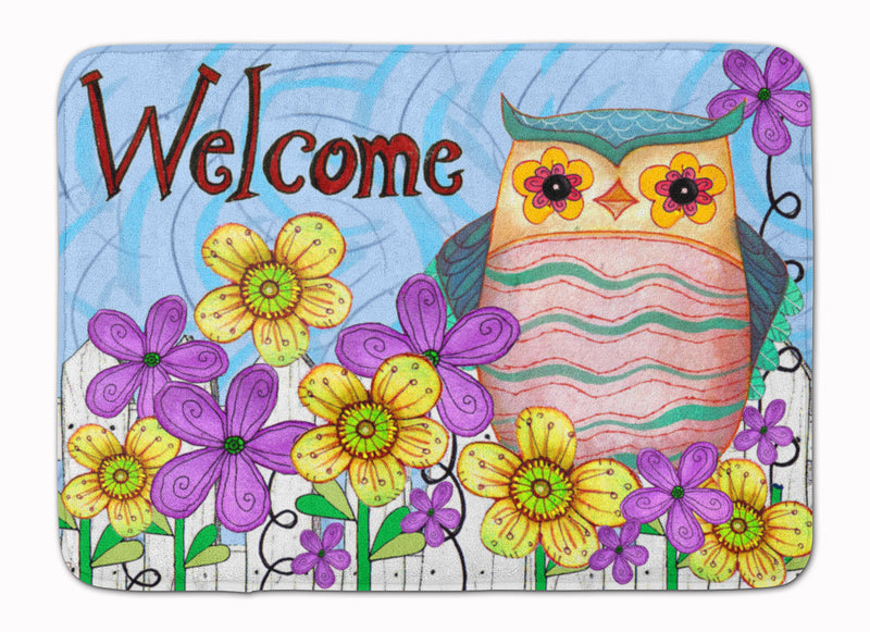 Welcome Owl Machine Washable Memory Foam Mat PJC1095RUG