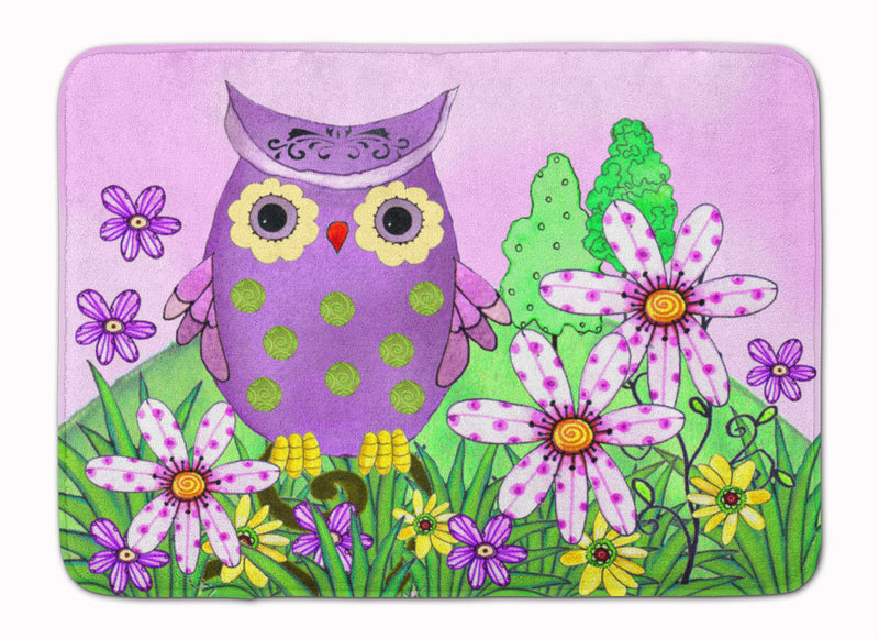 Who is Your Friend Owl Machine Washable Memory Foam Mat PJC1096RUG