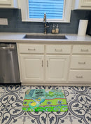 The World is but a Canvas to our Imagination Memory Foam Kitchen Mat Machine Washable Anti-Fatigue Cushion Comfort Bath or Kitchen Rug