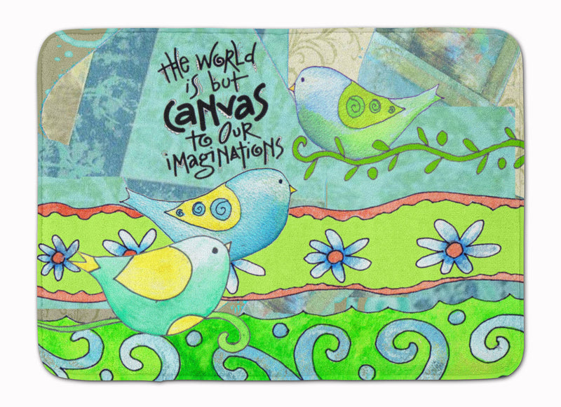 The World is but a Canvas to our Imagination Machine Washable Memory Foam Mat PJC1098RUG