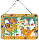 Let Love Grow Here Wall or Door Hanging Prints PJC1101DS812