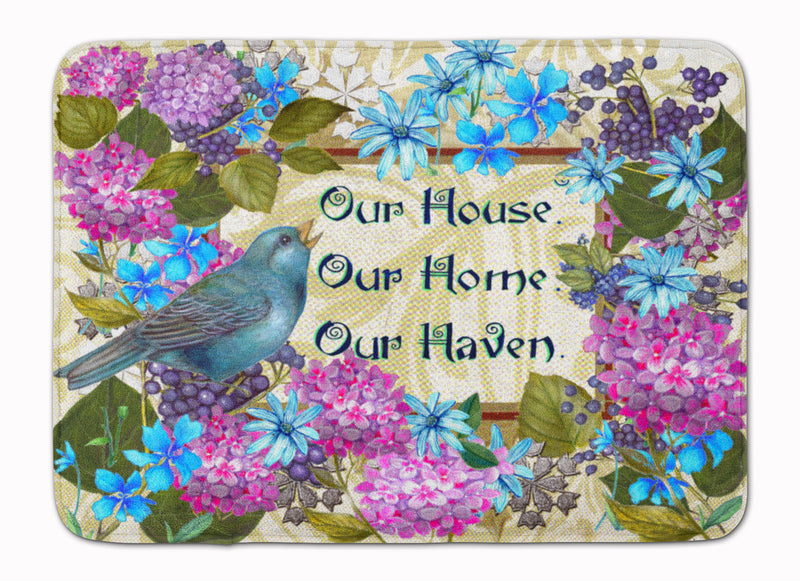 Our House Our Home Our Haven Machine Washable Memory Foam Mat PJC1102RUG