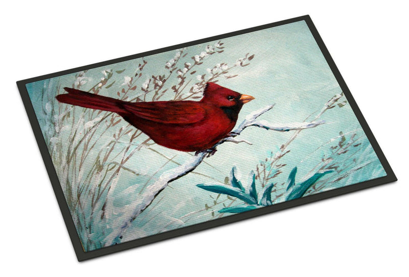 Cardinal Winter Red Bird Indoor or Outdoor Mat 18x27 PJC1110MAT