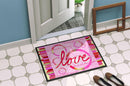 Love is a Circle Valentine's Day Doormat - 24x36 Decorative Floor Mat – Indoor/Outdoor Rug with Artistic Flair PJC1115JMAT - Large 24x36 – Indoor/Outdoor Floor Mats with Artistic Flair