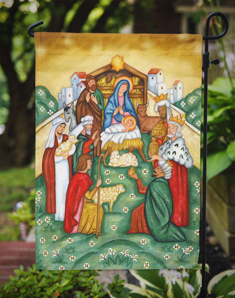 Nativity A Saviour is Born Flag Garden Size PJH3007GF