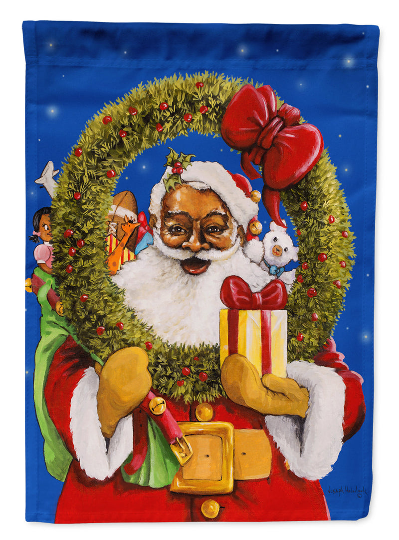 Santa Claus African Santa Flag Canvas House Size PJH3011CHF