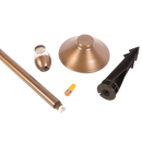 PLB02 Clear Lens Outdoor Garden Pathway Light | 12V Low Voltage Brass Path Light by Kings Outdoor Lighting