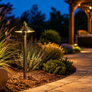 PLB03 Brass LED 12V Low Voltage Pathway Lights Outdoor Landscape Lighting Fixtures by Kings Outdoor Lighting