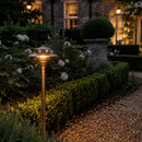 PLB04 Cast Brass Two Tier Brass LED 12V Pagoda Low Voltage Pathway Light