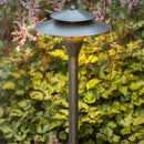 PLB04 Cast Brass Two Tier Brass LED 12V Pagoda Low Voltage Pathway Light