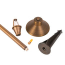 PLB06 12V G4 Snub 12V Low Voltage Heavy Duty Cast Brass Outdoor LED Pathway Light