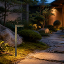 PLB07 Brass 3W 3000K Warm White Integrated LED Brass L-Shaped 12V Low Voltage Landscape Lighting Pathway Light
