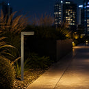 PLB07 Brass 3W 3000K Warm White Integrated LED Brass L-Shaped 12V Low Voltage Landscape Lighting Pathway Light