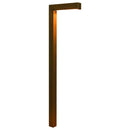 PLB07 Brass 3W 3000K Warm White Integrated LED Brass L-Shaped 12V Low Voltage Landscape Lighting Pathway Light