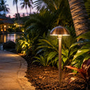PLB08 Brass LED Globe 12V Low Voltage Pathway Outdoor Landscape Lighting Fixture