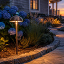 PLB08 Brass LED Globe 12V Low Voltage Pathway Outdoor Landscape Lighting Fixture