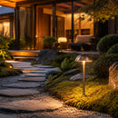 PLB08 Brass LED Globe 12V Low Voltage Pathway Outdoor Landscape Lighting Fixture