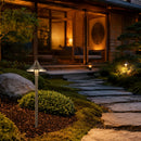 PLB09 Brass LED Cone Lamp Ready 12V Low Voltage Pathway Outdoor Landscape Lighting Fixture