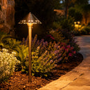 PLB12 Brass LED 12V Low Voltage Pathway Outdoor Lighting Landscape Fixture