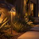 PLB12 Brass LED 12V Low Voltage Pathway Outdoor Lighting Landscape Fixture