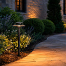 PLB13 Two Tier Brass Pathway 12V Low Voltage Pagoda Light LED Landscape Lighting Fixture