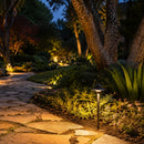 PLB13 Two Tier Brass Pathway 12V Low Voltage Pagoda Light LED Landscape Lighting Fixture