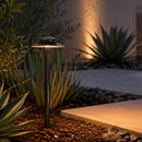 PLB13 Two Tier Brass Pathway 12V Low Voltage Pagoda Light LED Landscape Lighting Fixture