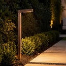 PLB14 Adjustable 3000K Warm White Integrated 3W LED Brass L-Shaped 12V Low Voltage Pathway Light