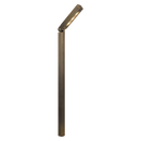 PLB14 Adjustable 3000K Warm White Integrated 3W LED Brass L-Shaped 12V Low Voltage Pathway Light