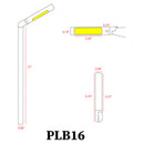 PLB16 Adjustable Lamp Ready Brass Round L-Shaped 12V Low Voltage Pathway Light