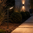 PLB16 Adjustable Lamp Ready Brass Round L-Shaped 12V Low Voltage Pathway Light