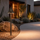 PLB17 Cast Brass LED Bell Shaped Lamp Ready 12V Low Voltage Pathway Outdoor Landscape Lighting Fixture