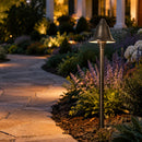 PLB17 Cast Brass LED Bell Shaped Lamp Ready 12V Low Voltage Pathway Outdoor Landscape Lighting Fixture