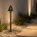 PLB17 Cast Brass LED Bell Shaped Lamp Ready 12V Low Voltage Pathway Outdoor Landscape Lighting Fixture