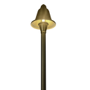PLB17 Cast Brass LED Bell Shaped Lamp Ready 12V Low Voltage Pathway Outdoor Landscape Lighting Fixture