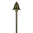 PLB17 Cast Brass LED Bell Shaped Lamp Ready 12V Low Voltage Pathway Outdoor Landscape Lighting Fixture
