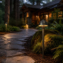 PLB18 Brass LED Mini Globe Lamp Ready 12V Low Voltage Pathway Outdoor Landscape Lighting Fixture