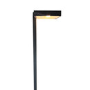PLB20 Cast Brass Square Top LED 12V Low Voltage Pathway Outdoor Lighting Landscape Fixture
