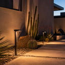 PLB20 Cast Brass Square Top LED 12V Low Voltage Pathway Outdoor Lighting Landscape Fixture