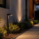 PLB20 Cast Brass Square Top LED 12V Low Voltage Pathway Outdoor Lighting Landscape Fixture
